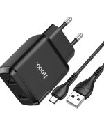 شارژر دیواری هوکو مدل N7 به همراه کابل MICROUSB