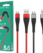 کابل تبدیل USB به microUSB بروفون مدل BX32 طول 1 متر