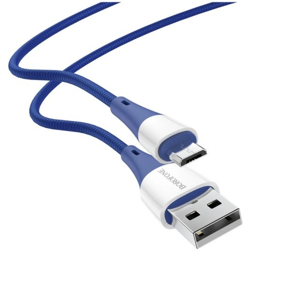 کابل تبدیل USB به MICROUSB بروفون مدل BX60 طول 1 متر
