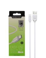 کابل تبدیل  USB به microUSB بروفون مدل BX14 طول ۱ متر