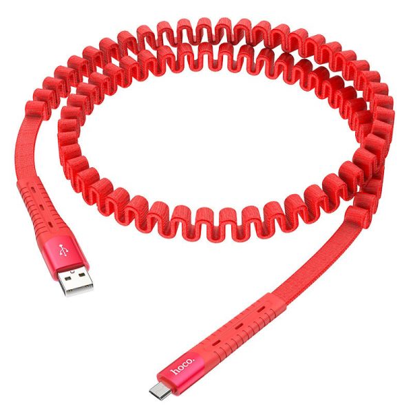 کابل تبدیل USB به microUSB هوکو مدل U78 طول 1.2 متر