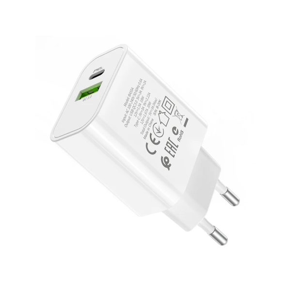 شارژر دیواری بروفون مدل BA55A PD 20W+QC3,0