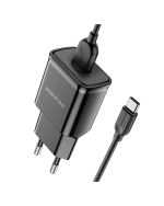 شارژر دیواری بروفون مدل BA59A QC3.0 18W به همراه کابل تبدیل USB-C