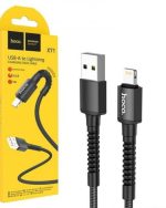 کابل تبدیل USB به لایتنینگ هوکو مدل X71 ANTI BENDING طول 1 متر
