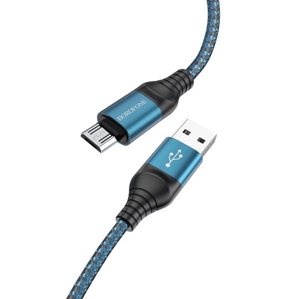 کابل تبدیل USB به MICROUSB بروفون مدل BX56 طول 1 متر
