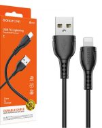 کابل تبدیل USB به لایتنینگ بروفون مدل BX51 طول 1 متر