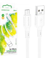 کابل تبدیل USB به MICROUSB بروفون مدل BX80 طول 1 متر