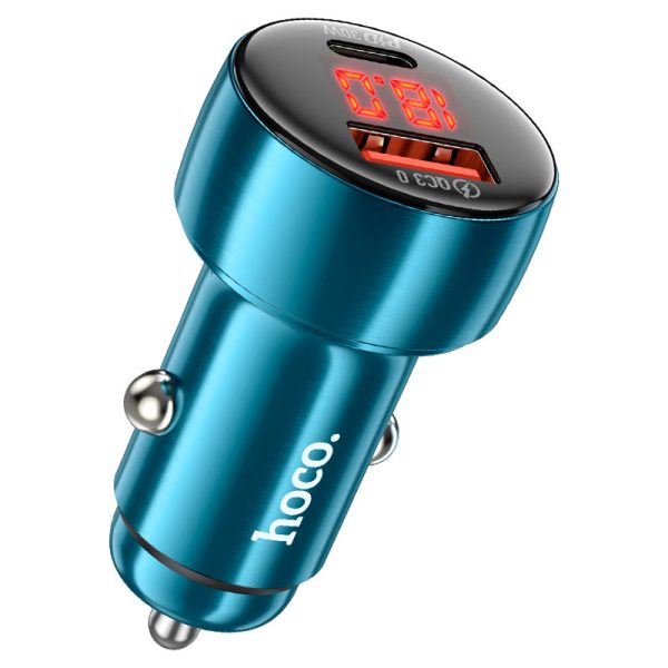شارژر فندکی 48 وات هوکو مدل Z50 PD+ QC3.0