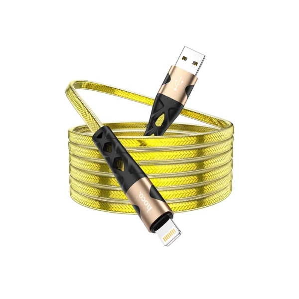کابل تبدیل USB به لایتنینگ هوکو مدل U105 ANTI TWIST طول 1.2 متر