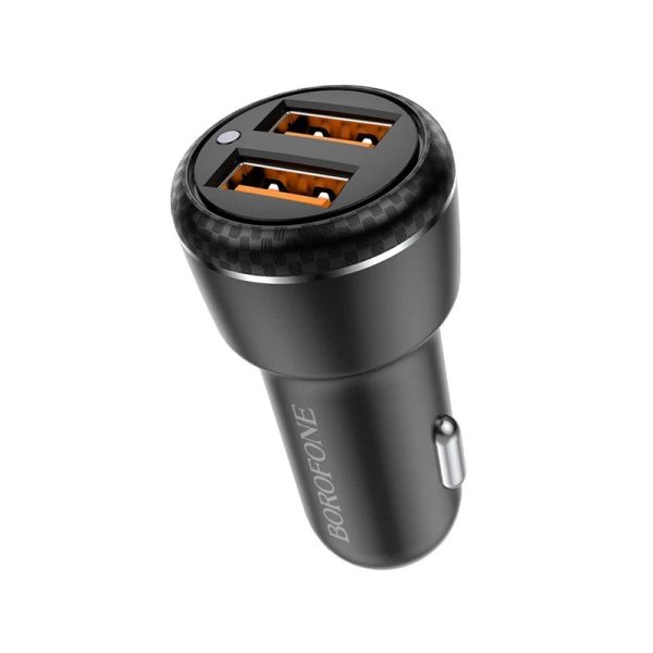 شارژر فندکی بروفون مدل BZ17 QC3.0 18W