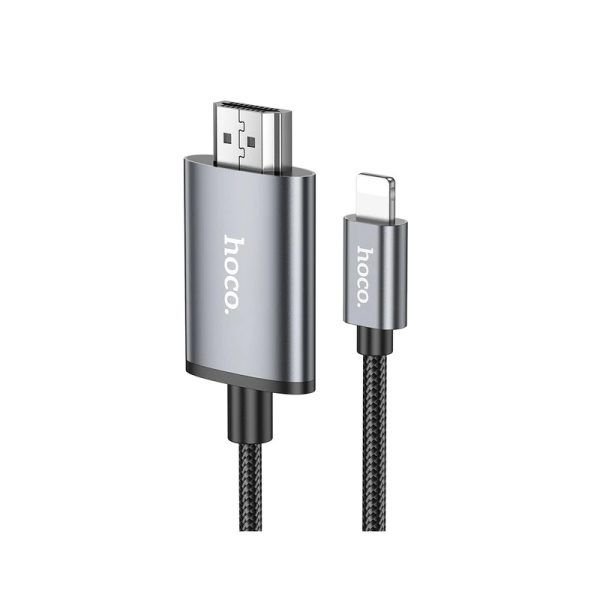 کابل MHL آیفون (HDMI to Lightning) هوکو (hoco) طول 2 متر مدل UA27
