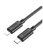 کابل تبدیل USB-C به لایتنینگ هوکو مدل X88 20W طول 1 متر