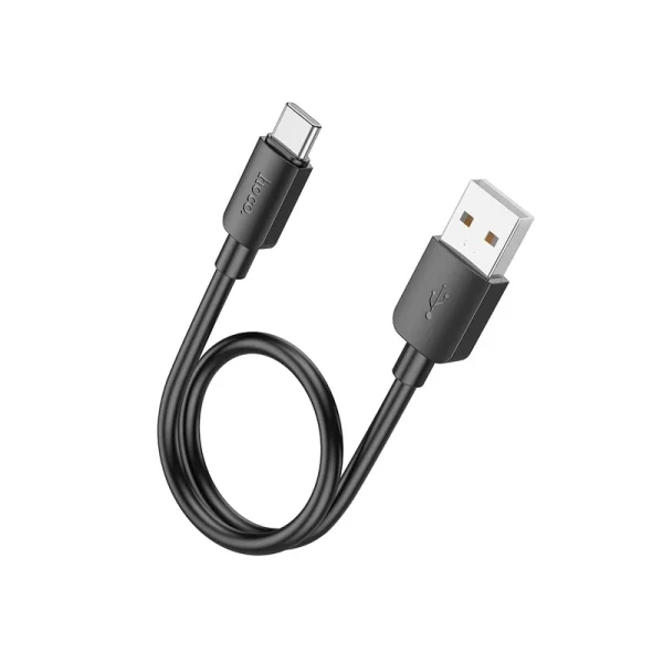 کابل شارژ 27 وات هوکو مدل X96 با سری تایپ سی به طول 25 سانتی متر