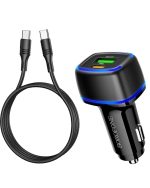 شارژر فندکی بروفون مدل BZ14A 20W همراه کابل USB-C