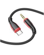 کابل تبدیل USB-C به جک 3.5 میلی متری بروفون مدل BL14 طول 1 متر