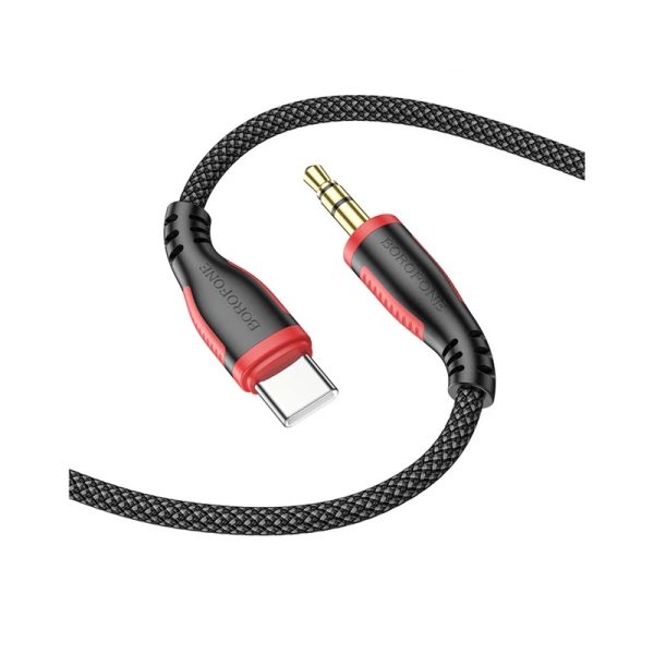 کابل تبدیل USB-C به جک 3.5 میلی متری بروفون مدل BL14 طول 1 متر