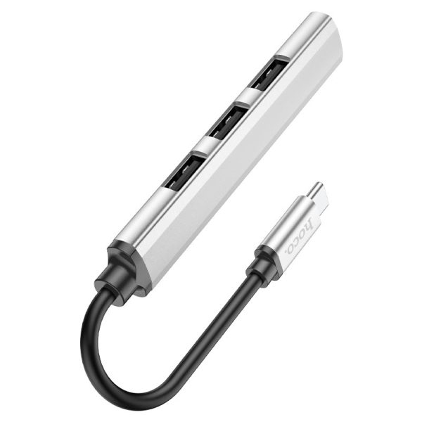 HUB تایپ سی به یو اس بی هوکو مدل HB26 4 IN 1