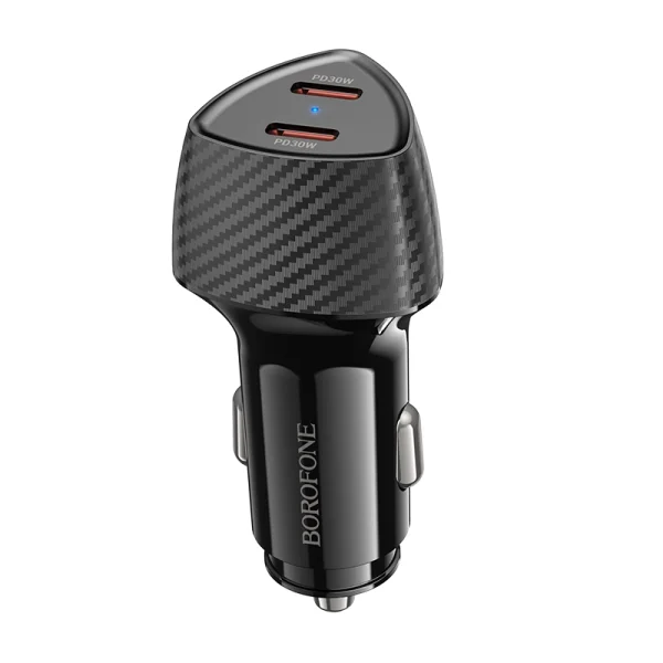 شارژر فندکی 60 وات بروفون مدل BZ31D USB
