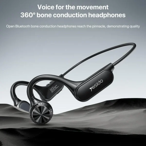 هدفون بلوتوثی دورگردنی یسیدو مدل BONE CONDUCTION YSP12