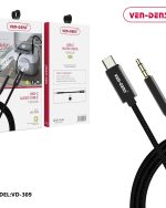 تبدیل تایپ سی به AUX نایلونی 3.5 میلی‌متری (1 متر) (AUX002)