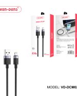 کابل شارژ فست (ven-dens) لایتنینگ نوع A با جریان 2.4 آمپر و ولتاژ 5 ولت