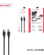 کابل شارژ فست USB-C به لایتنینگ ۲۷ واتی (VEN-DENS) مدل VD-DCM04